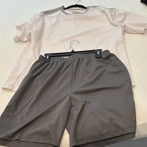 Men's Athletic Shorts in Olive Gray